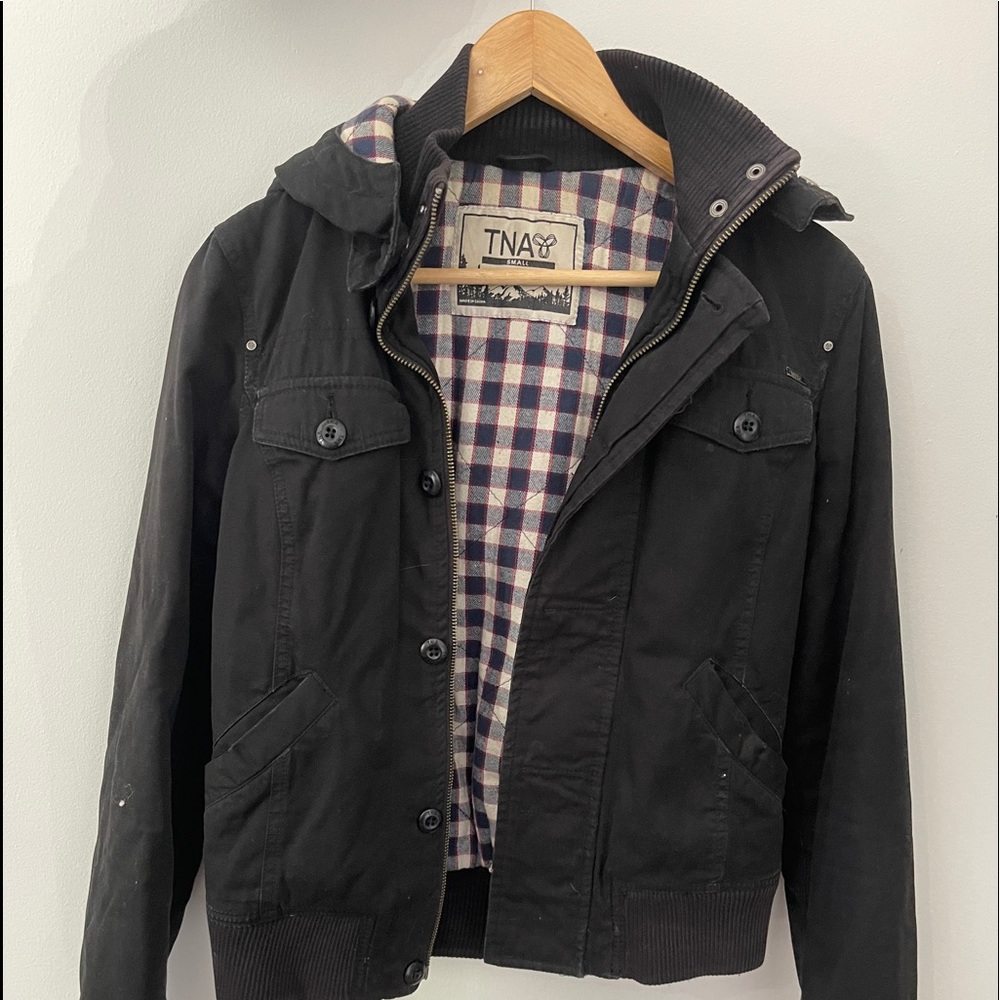 TNA black spring/fall jacket